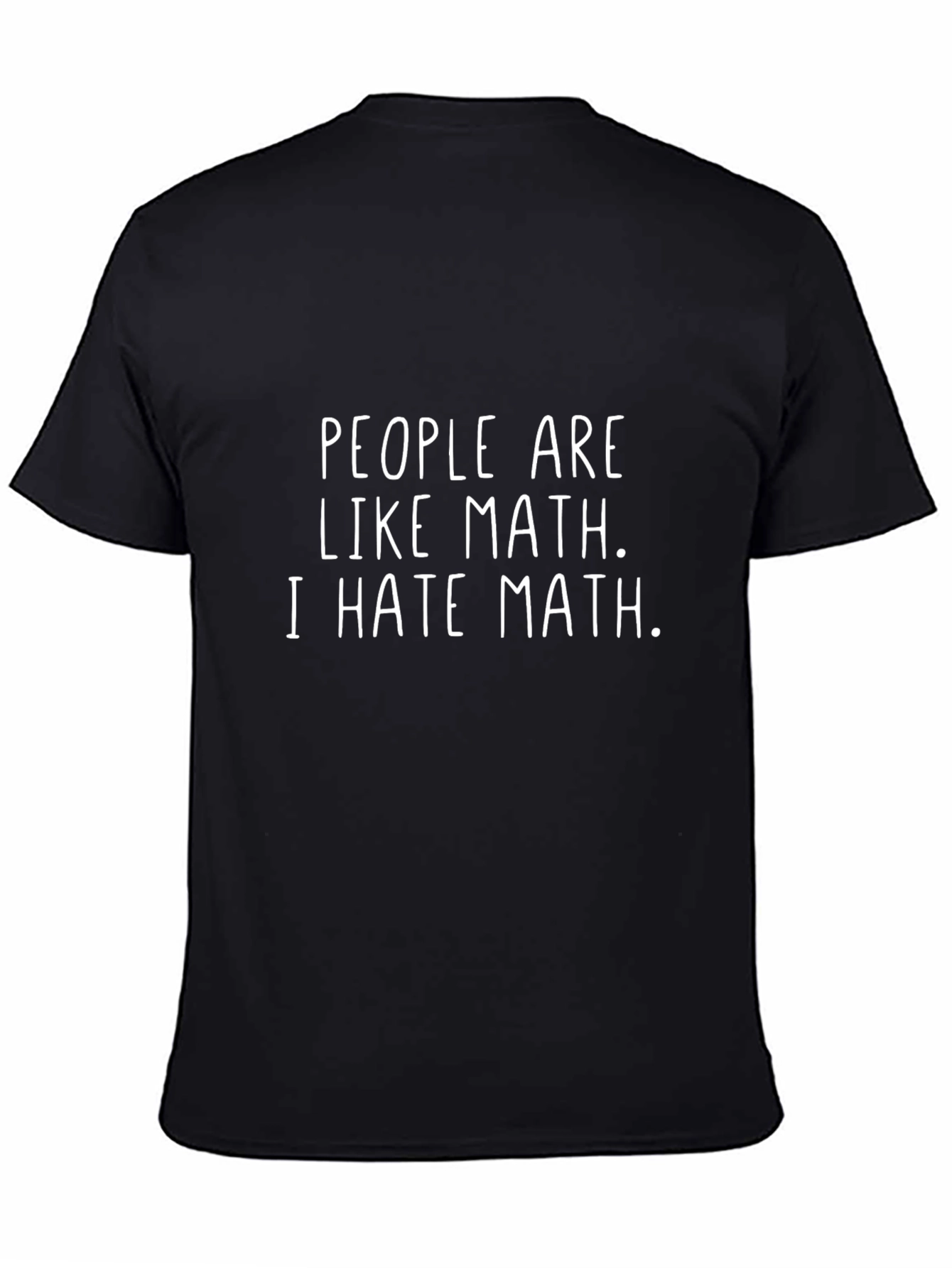 Funny Math Hate Graphic Tee