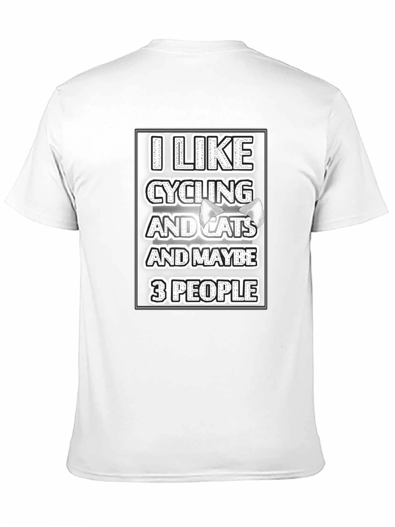 I Like Cycling and Cats T-Shirt