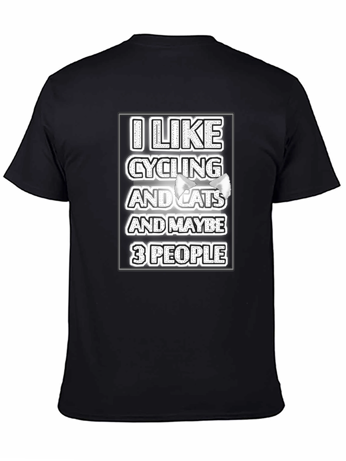 I Like Cycling and Cats T-Shirt