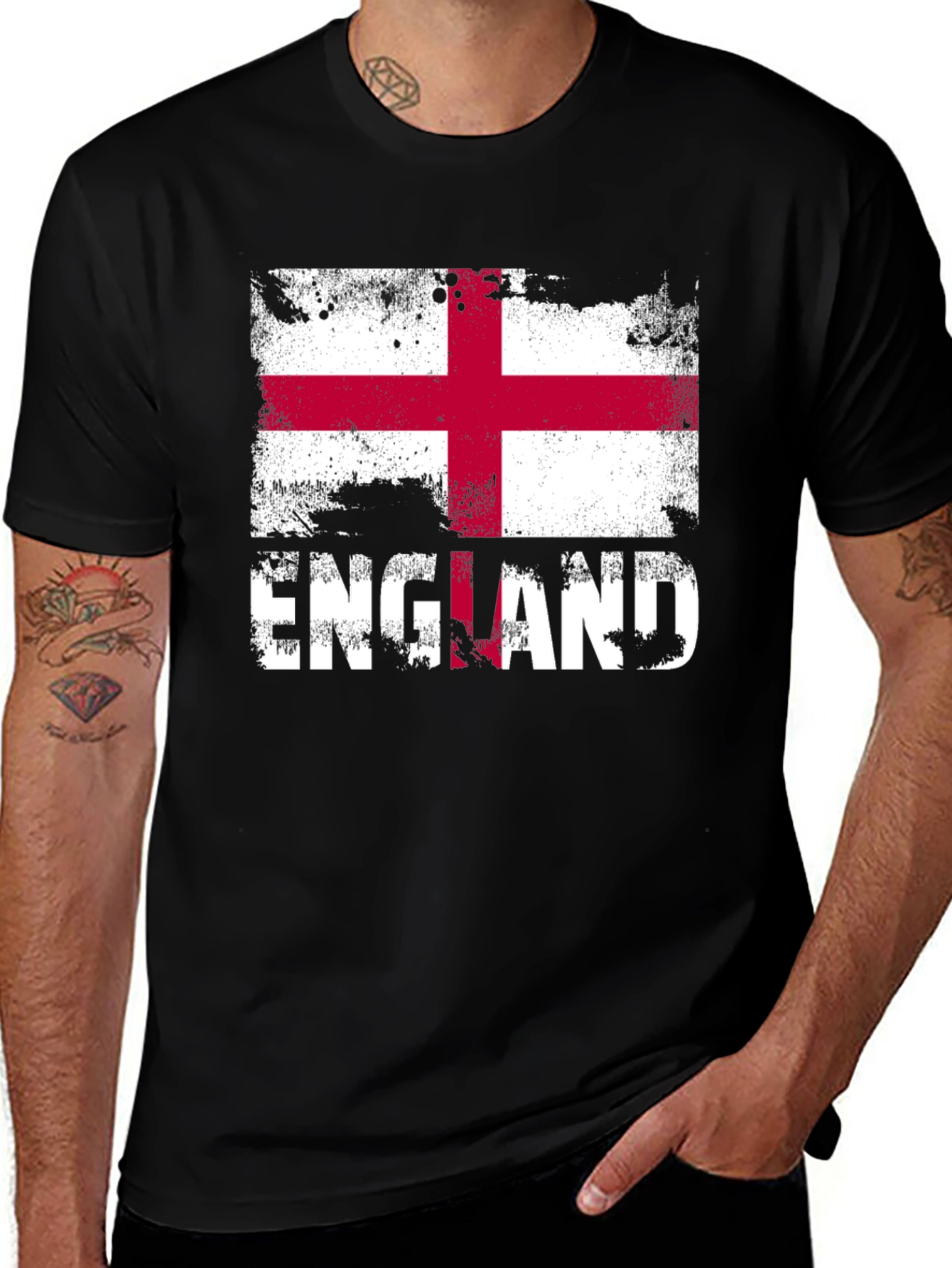 England Flag Graphic T-Shirt