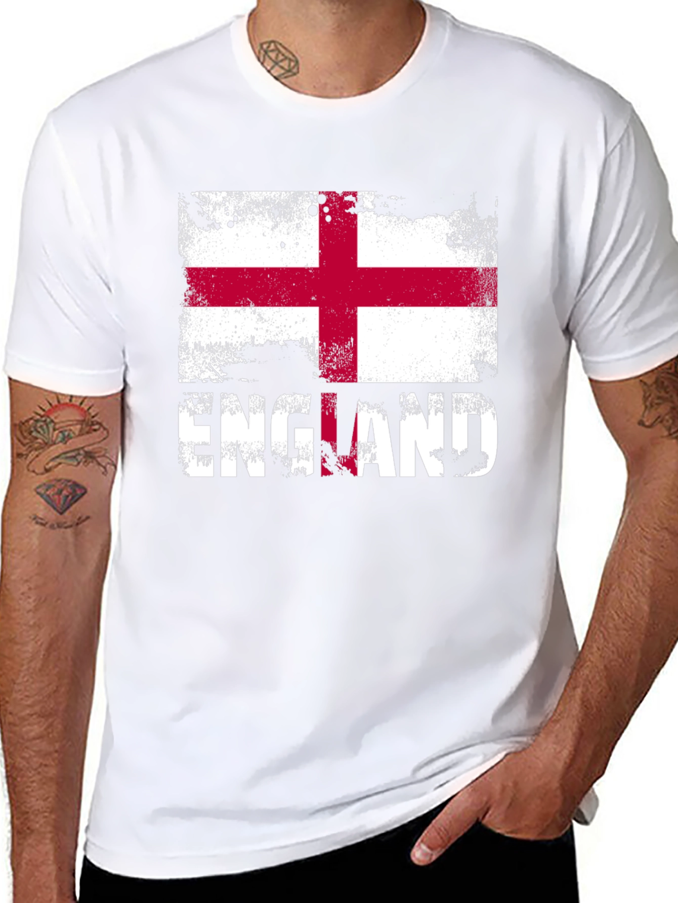 England Flag Graphic T-Shirt