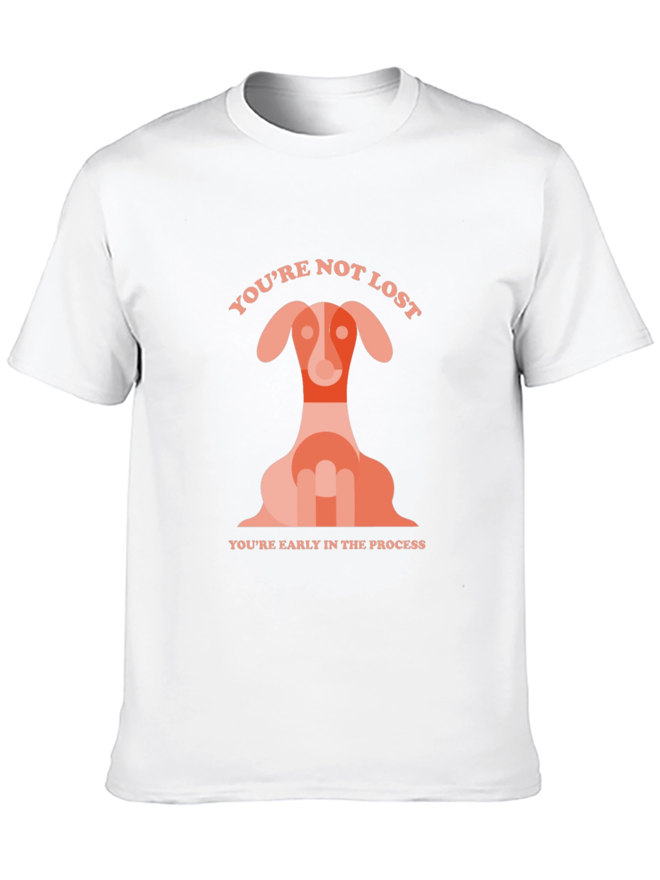 Dog Graphic T-Shirt - Youre Not Lost