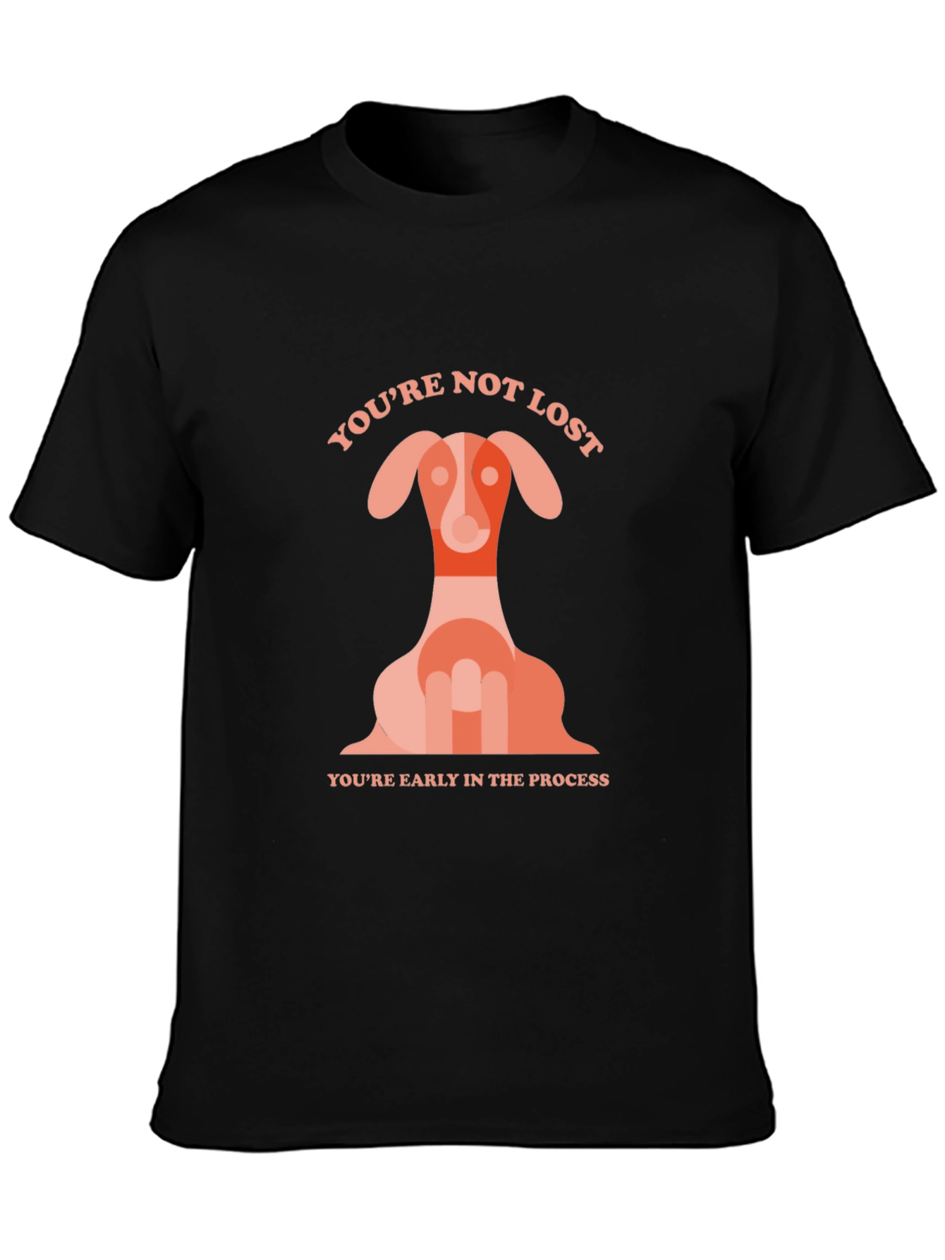 Dog Graphic T-Shirt - Youre Not Lost