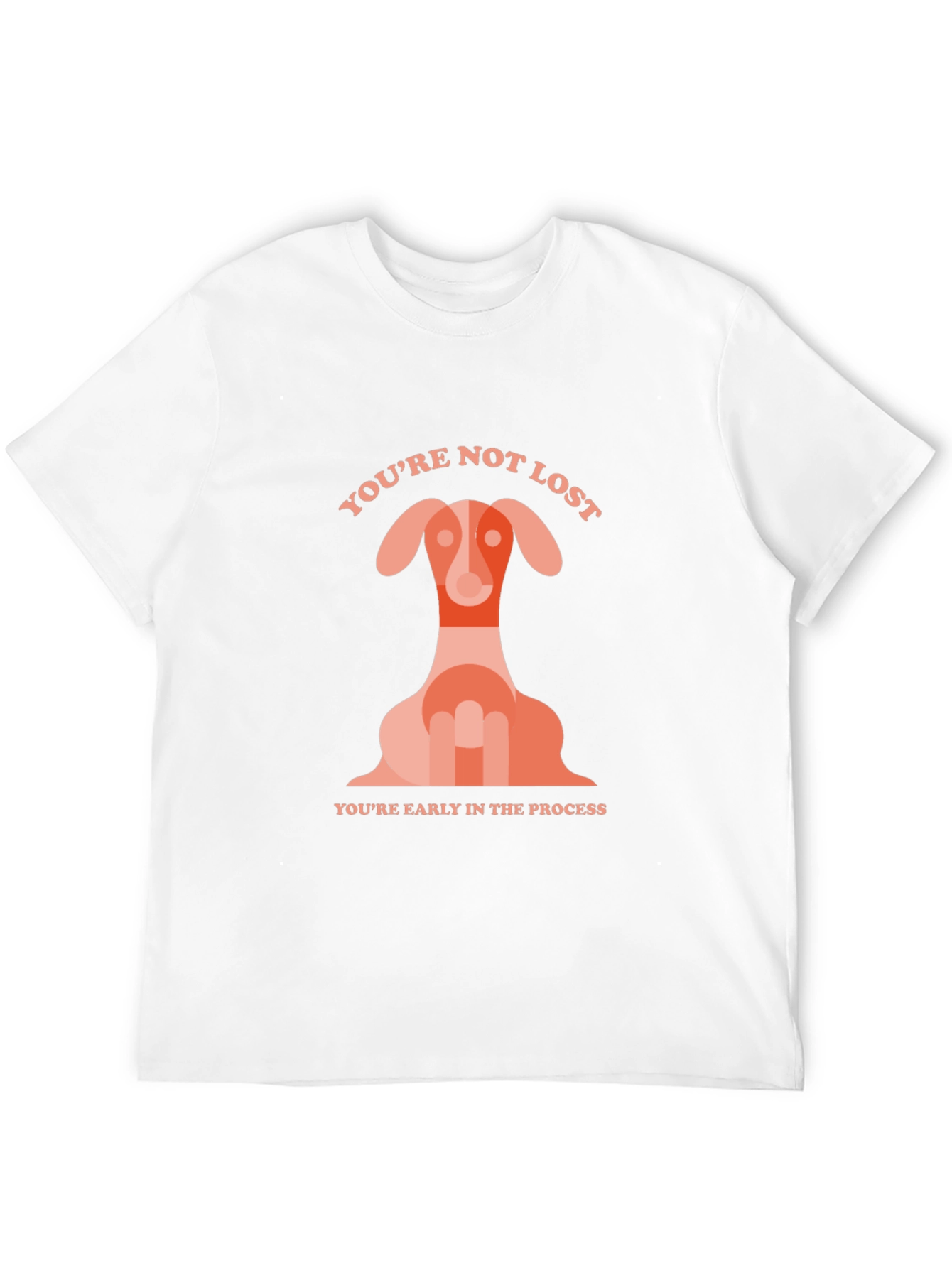 Dog Graphic T-Shirt - Youre Not Lost