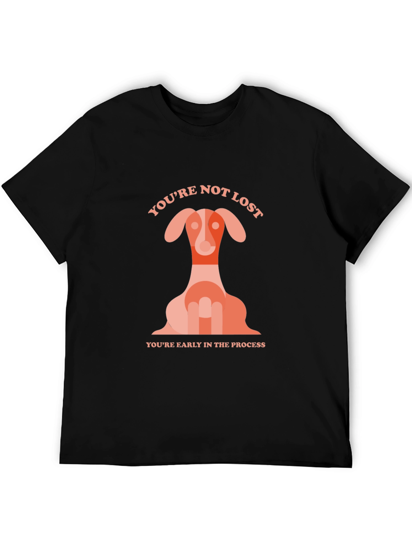 Dog Graphic T-Shirt - Youre Not Lost