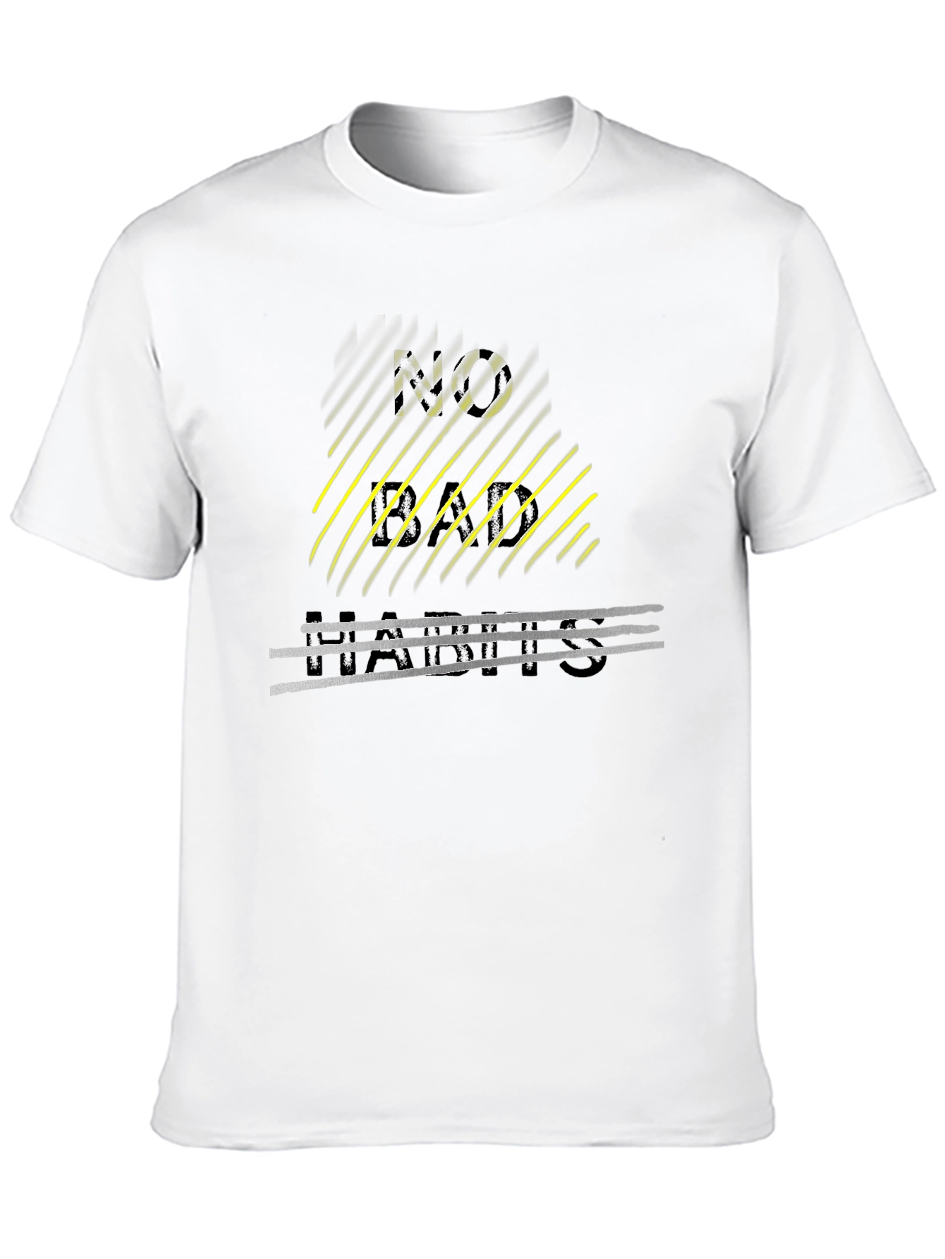 Edgy No Limits Graphic Tee - Black