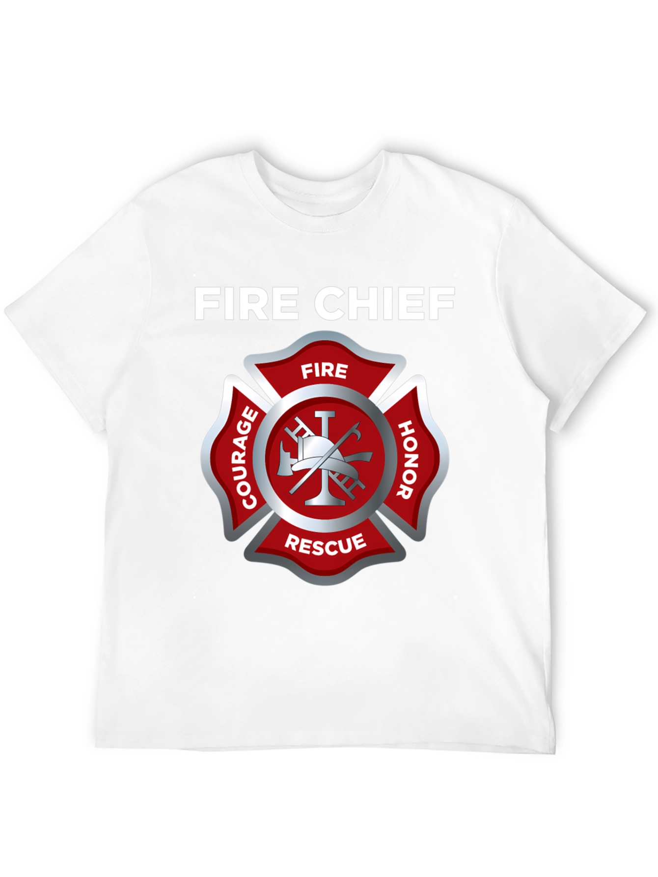 Fire Chief Maltese Cross T-Shirt