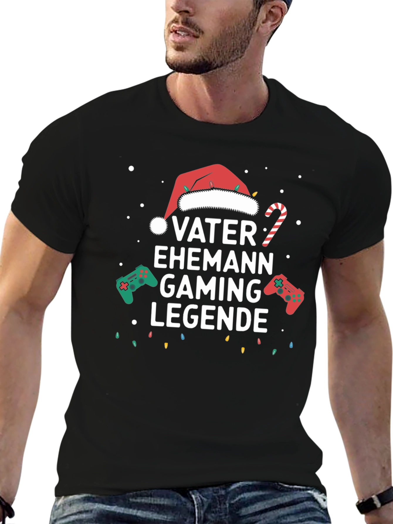 VATER Ehemann Gaming Legende Christmas T-Shirt