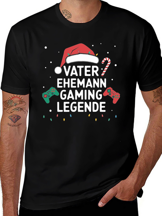 VATER Ehemann Gaming Legende Christmas T-Shirt