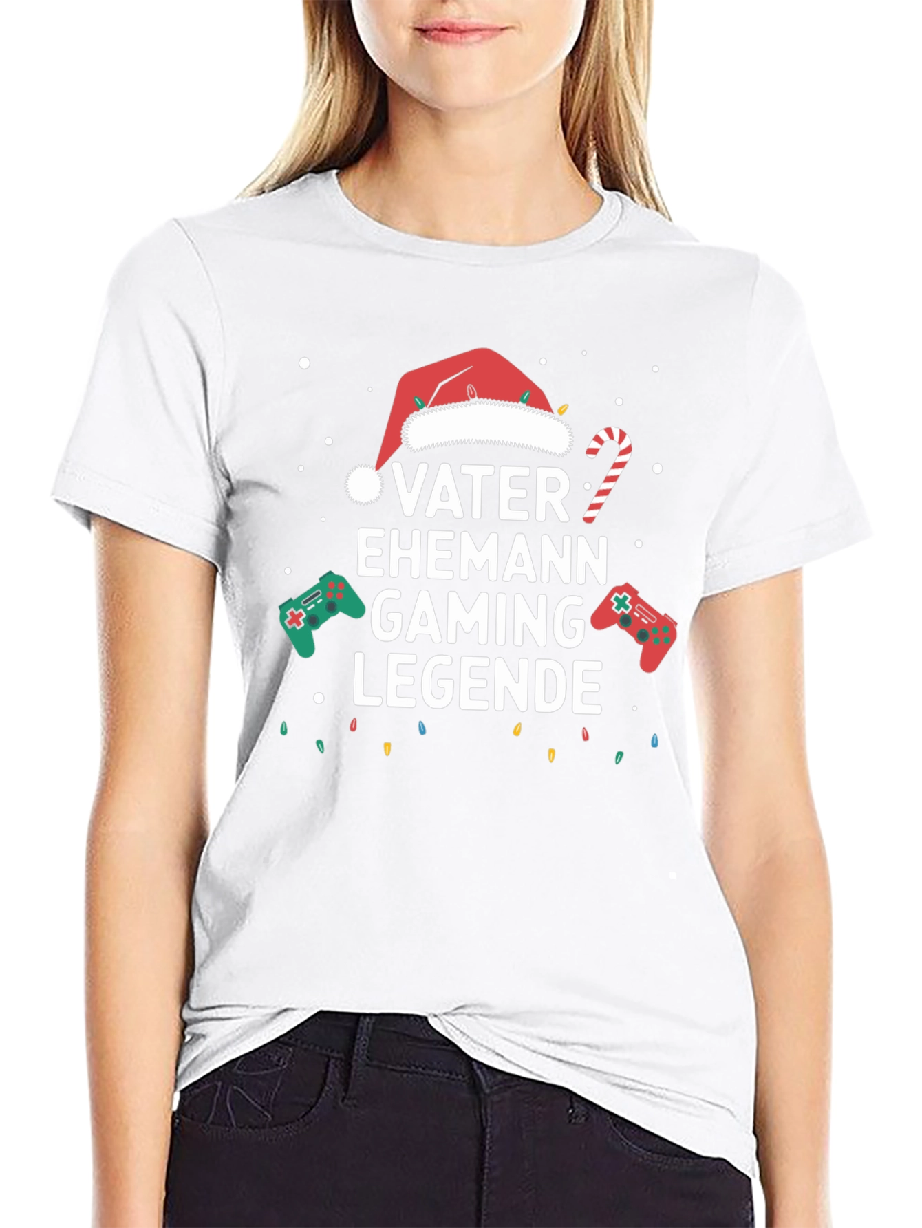 VATER Ehemann Gaming Legende Christmas T-Shirt