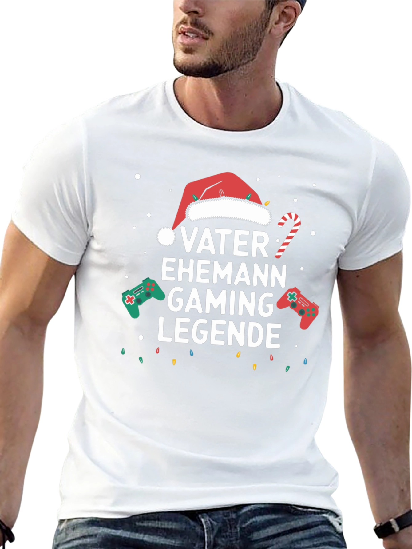 VATER Ehemann Gaming Legende Christmas T-Shirt