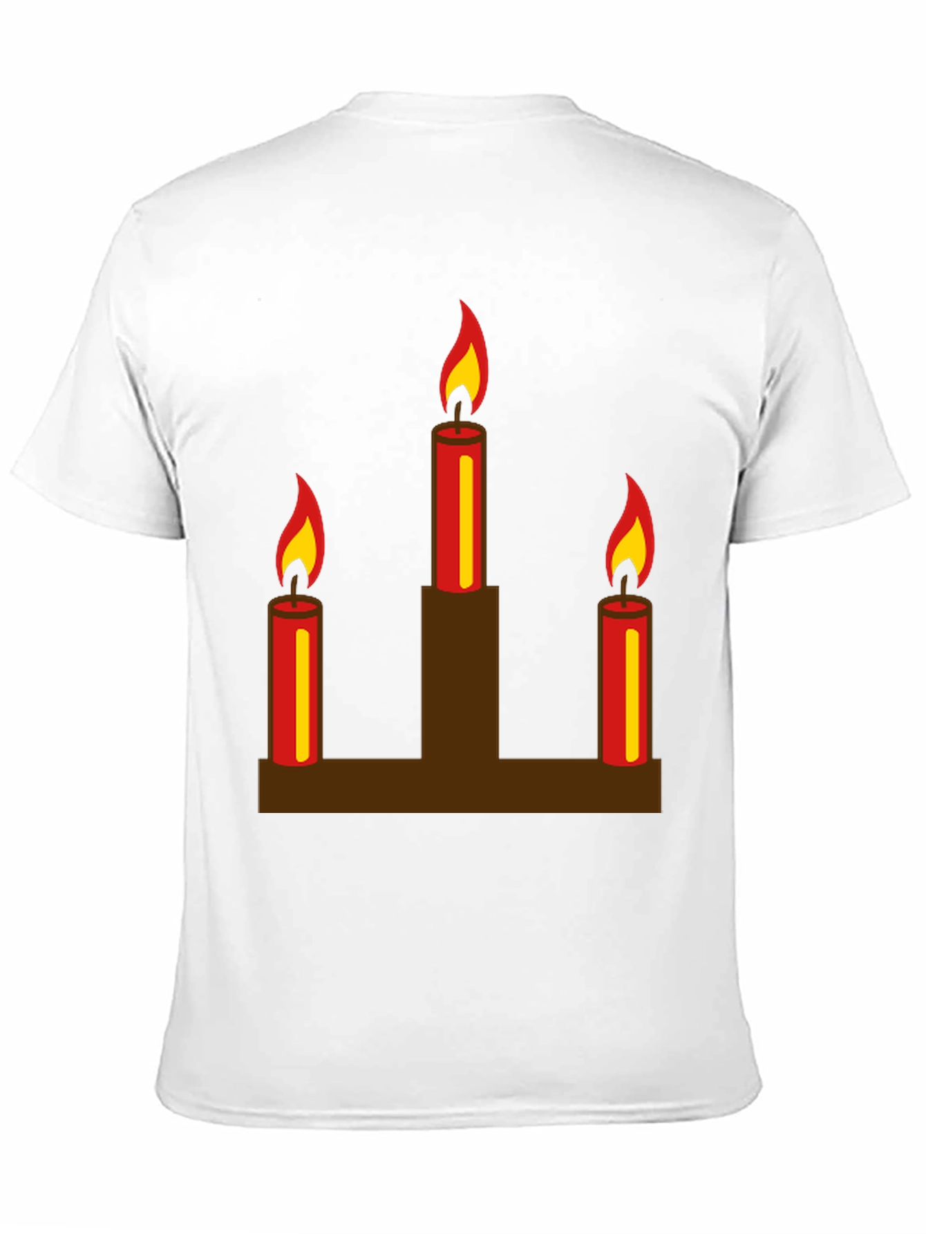 Candle Graphic Black T-Shirt