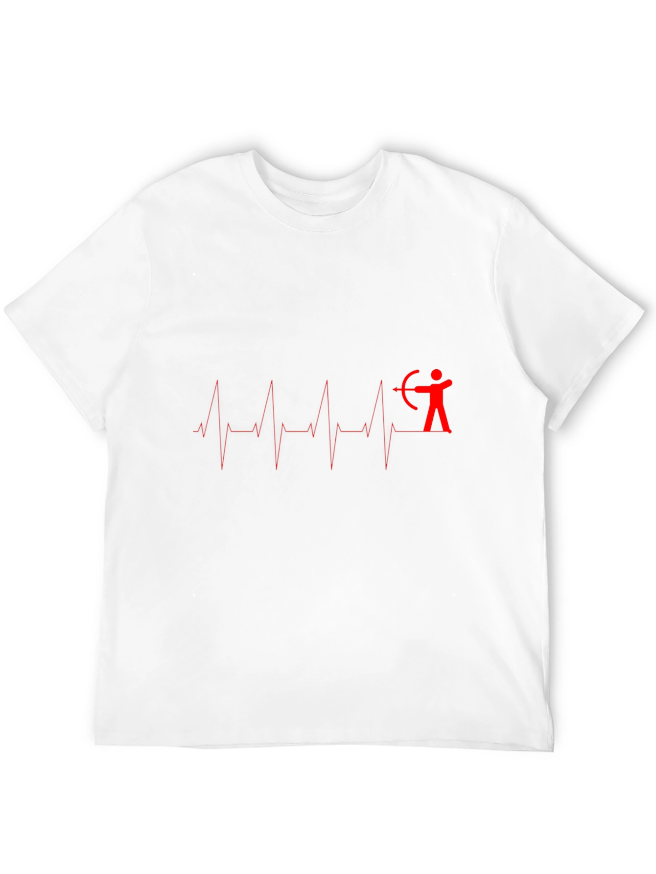 Archery Heartbeat T-Shirt - Passionate Archer Design