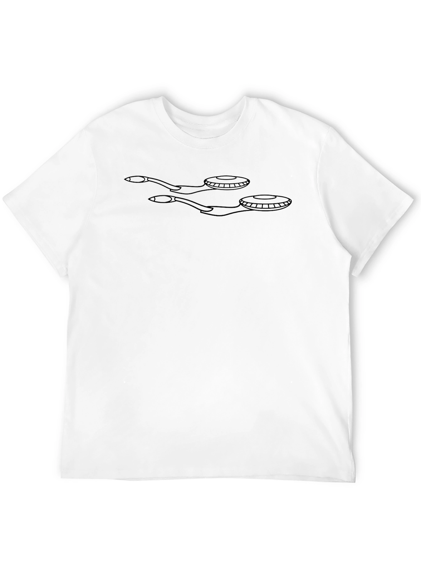 Star Trek Inspired Graphic Black T-Shirt