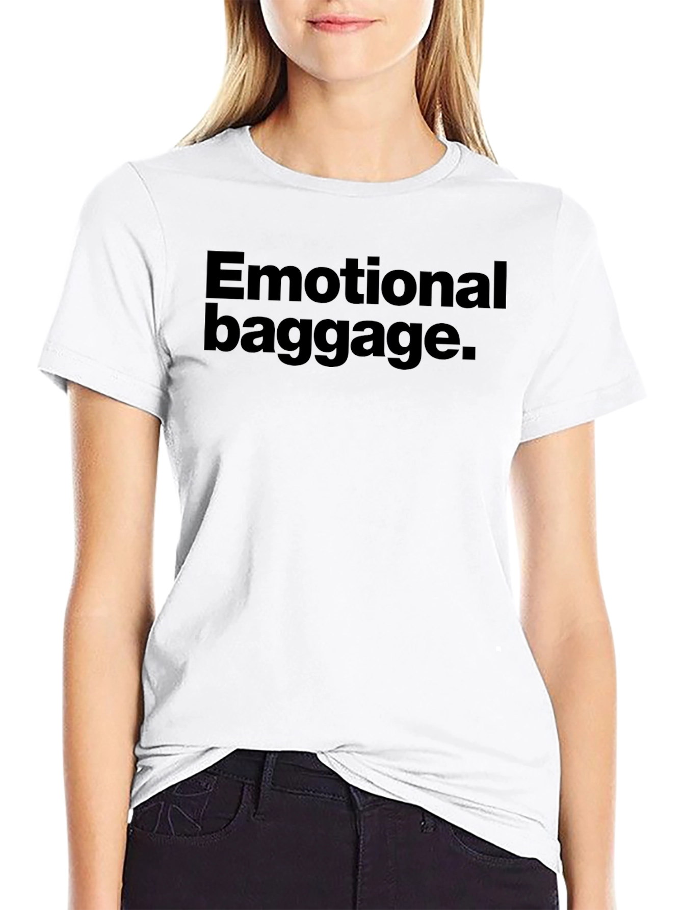 Emotional Baggage Graphic Tee - Black