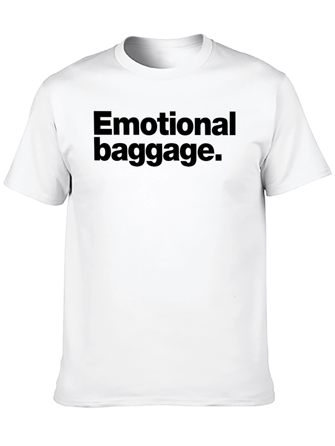 Emotional Baggage Graphic Tee - Black