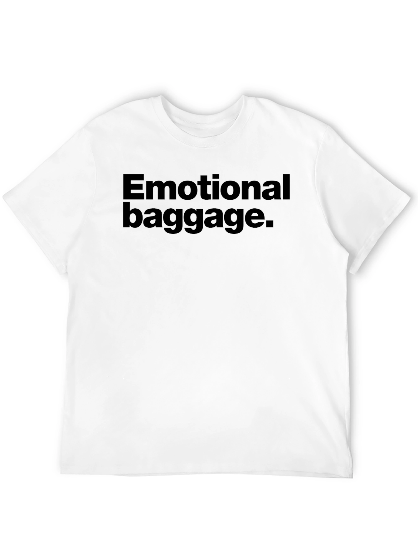 Emotional Baggage Graphic Tee - Black