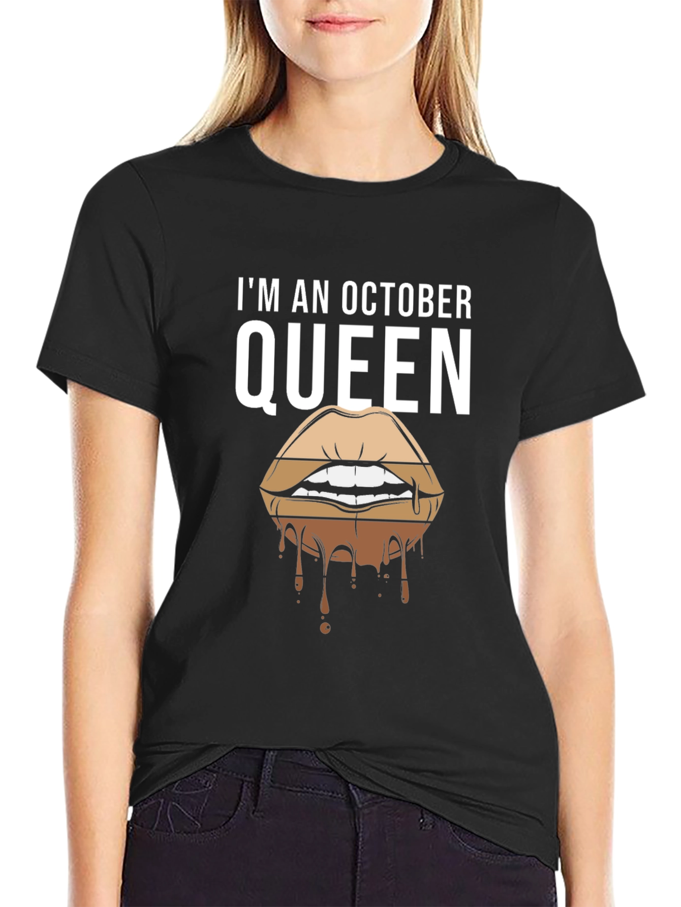 October Queen Graphic T-Shirt - Birthday Month Tee