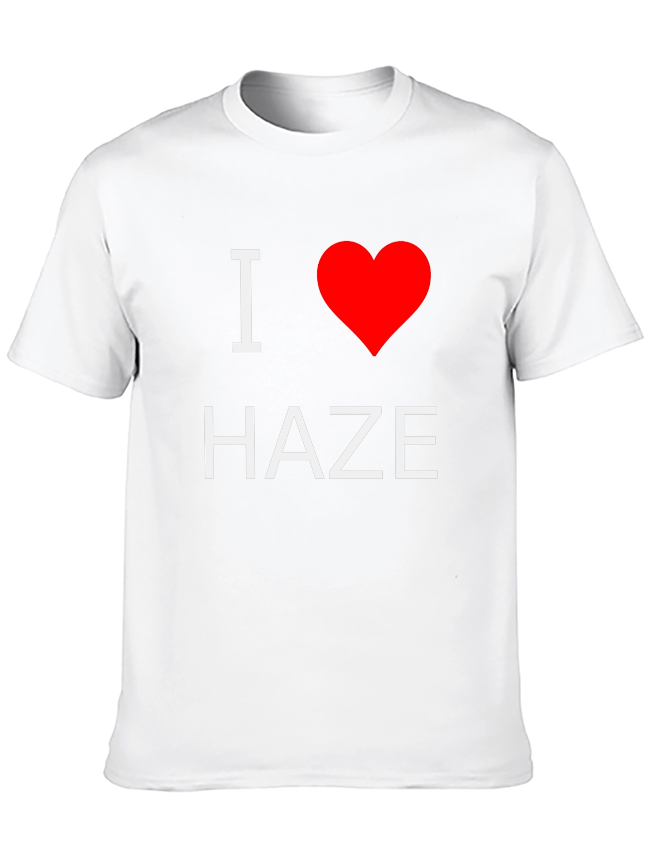 I Heart Haze Graphic Tee - Black Casual T-Shirt