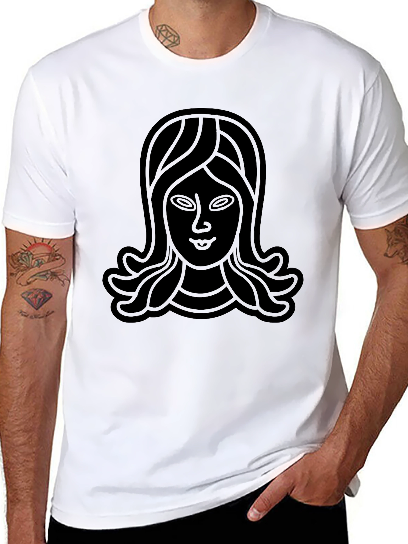 Zodiac Virgo Woman Graphic T-Shirt