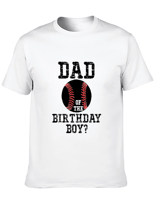 Dad of the Birthday Boy Baseball T-Shirt