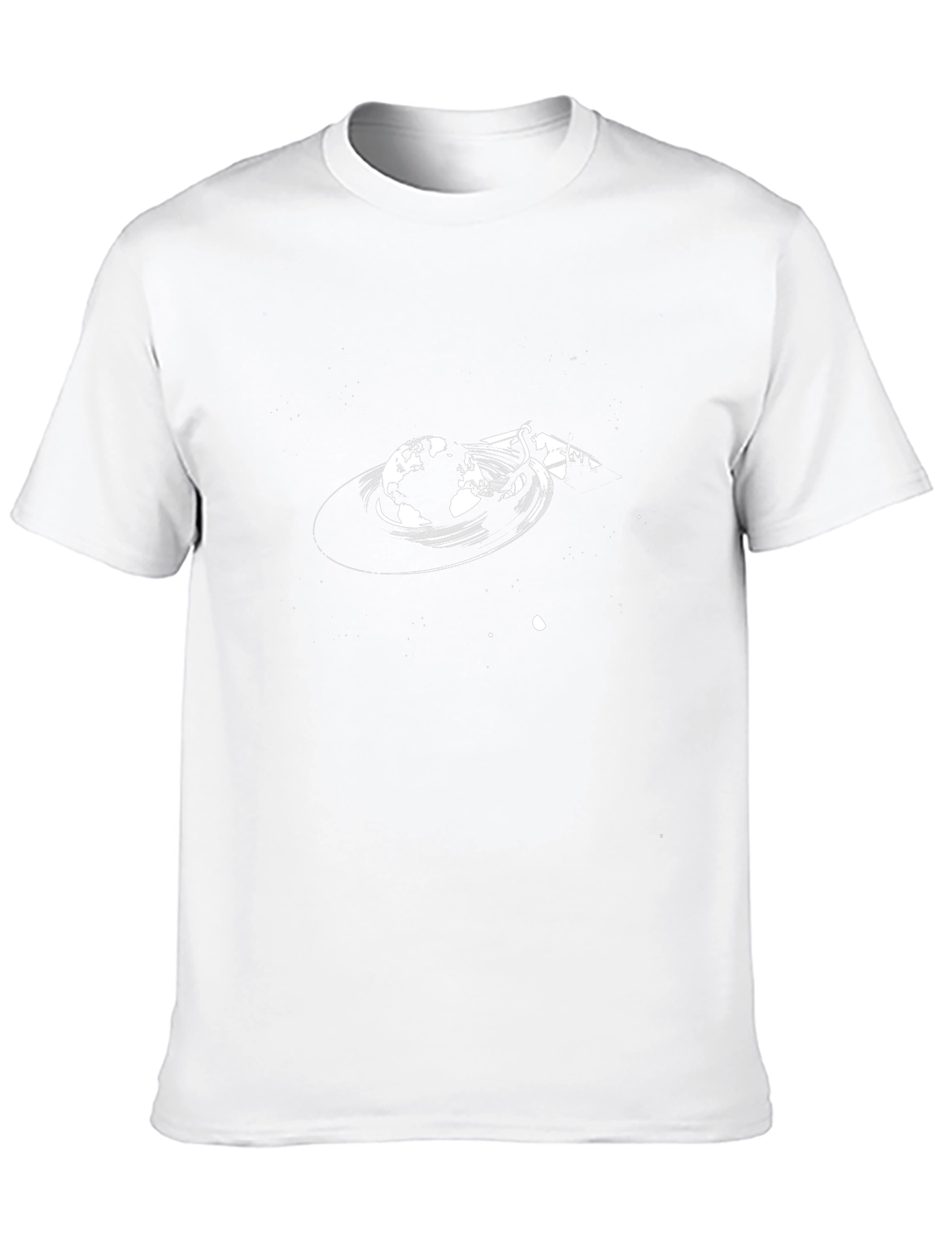 Globe Turntable Graphic Tee - Black