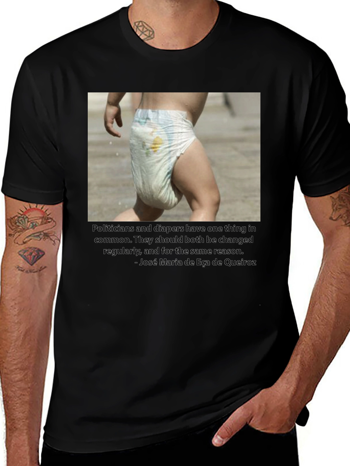 Humorous Politics & Diapers T-Shirt