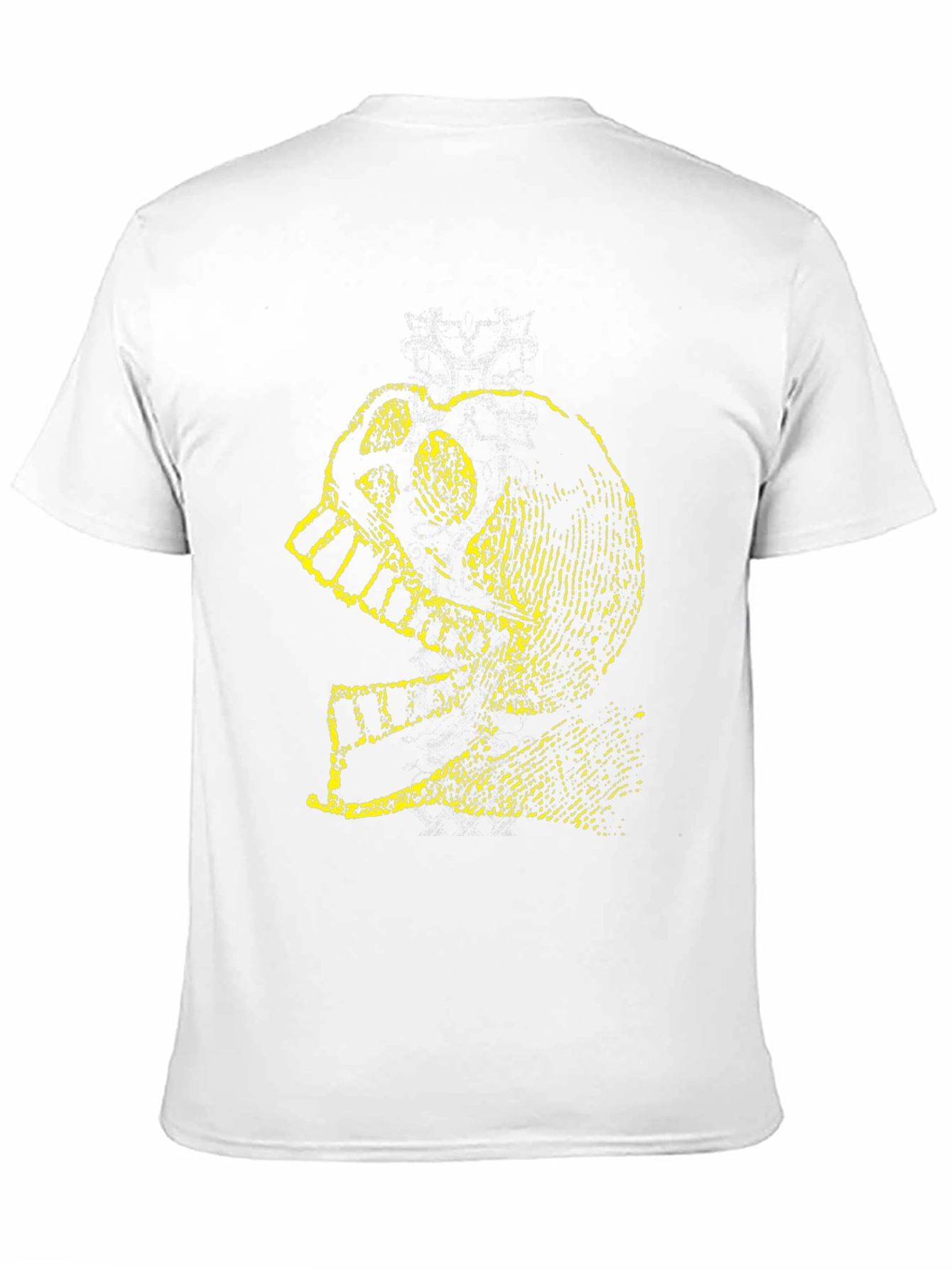 Skull Knight Graphic Tee - Black Cotton T-Shirt