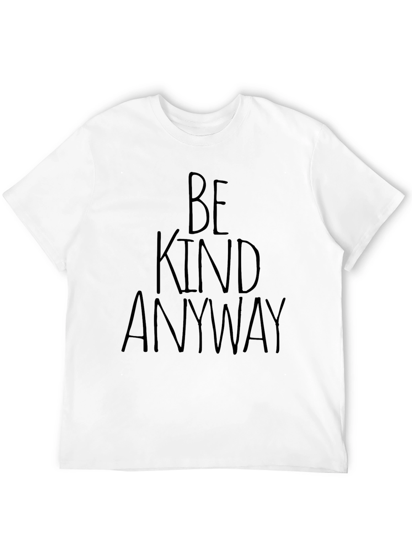 Be Kind Anyway Black Graphic Tee