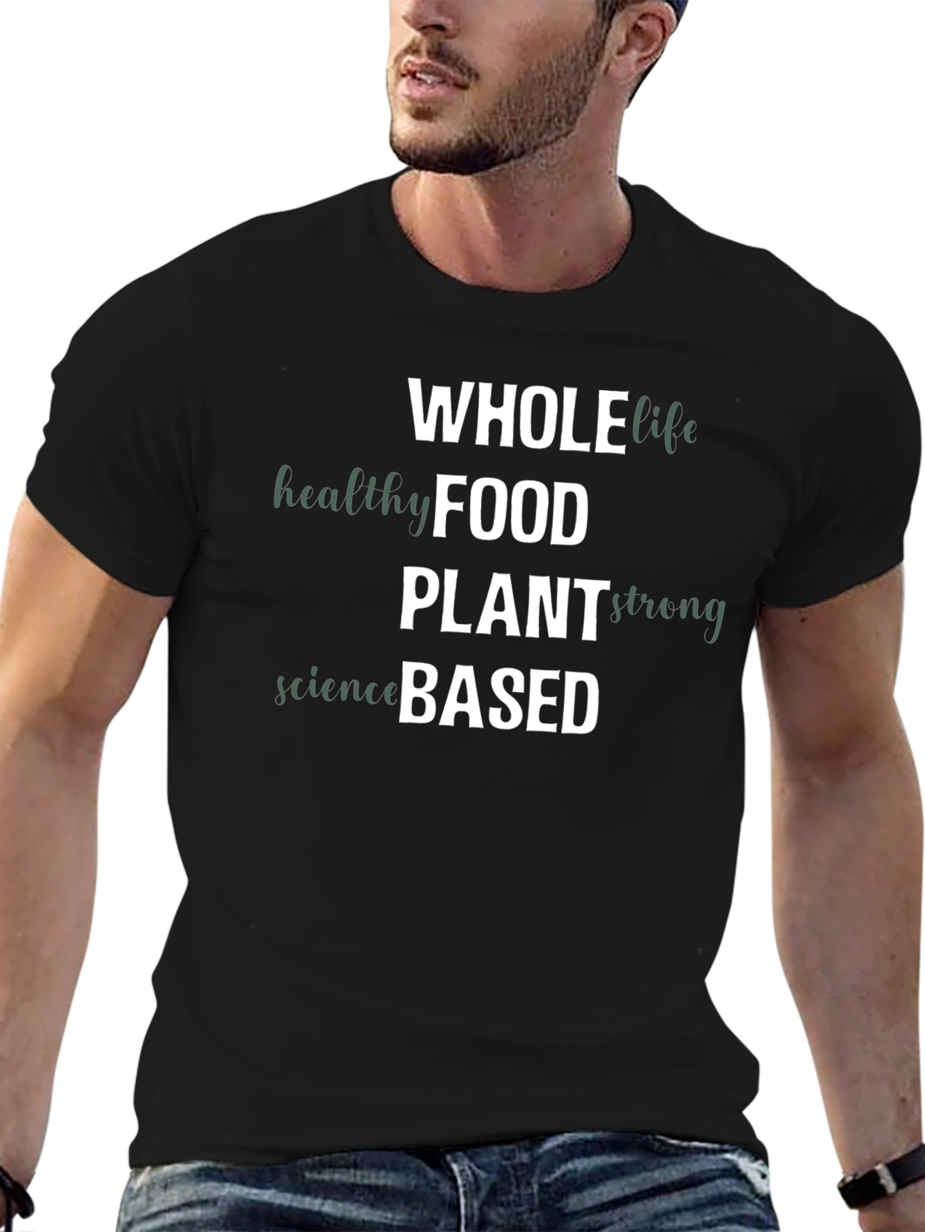 Plant Based Black T-Shirt