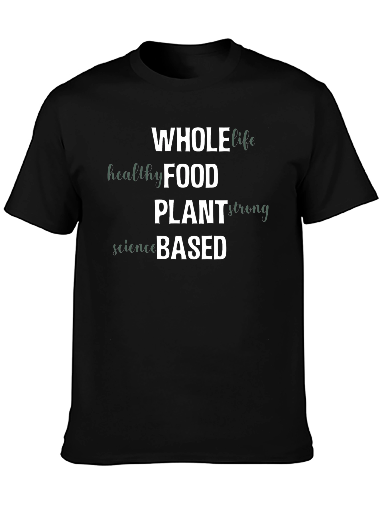Plant Based Black T-Shirt