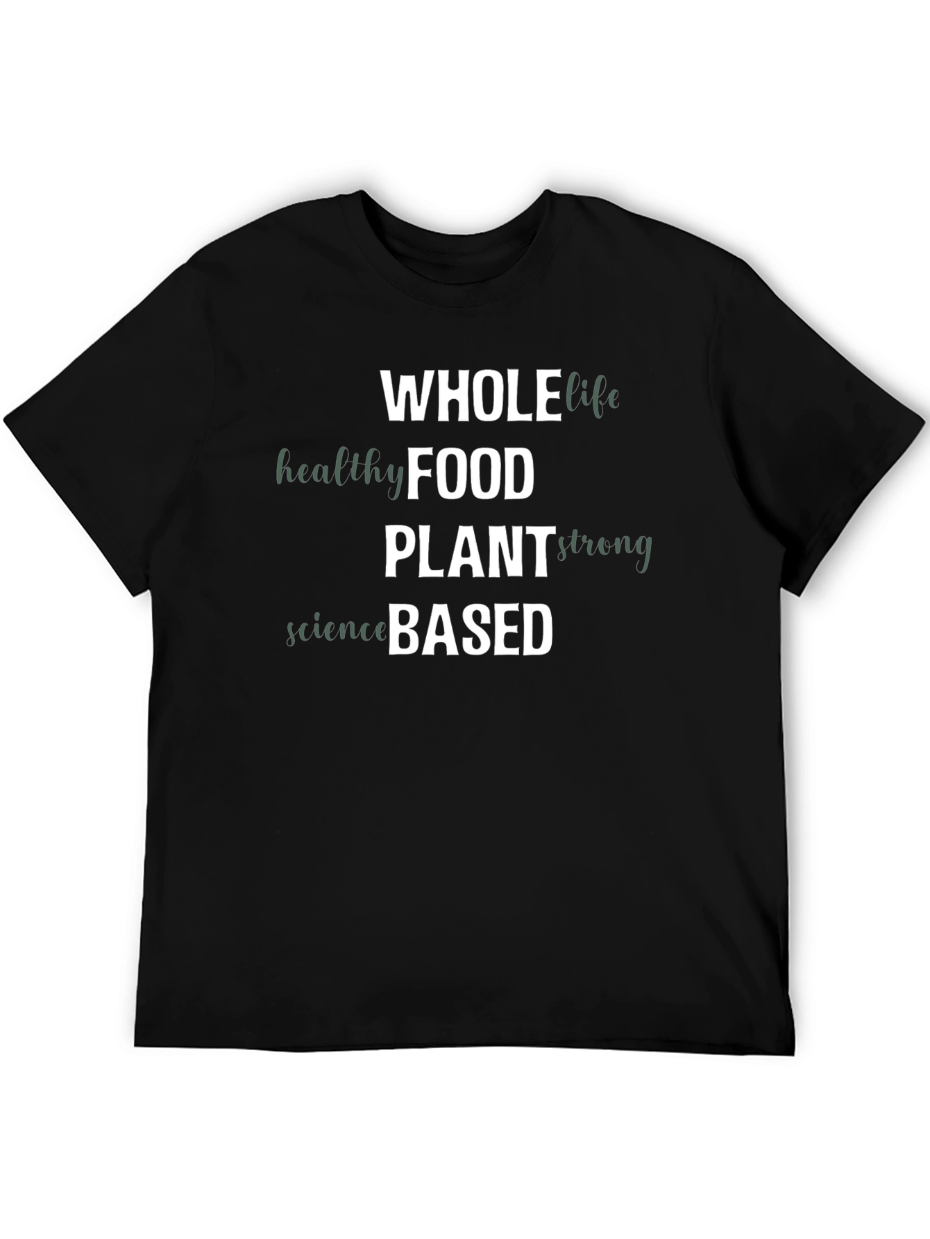 Plant Based Black T-Shirt