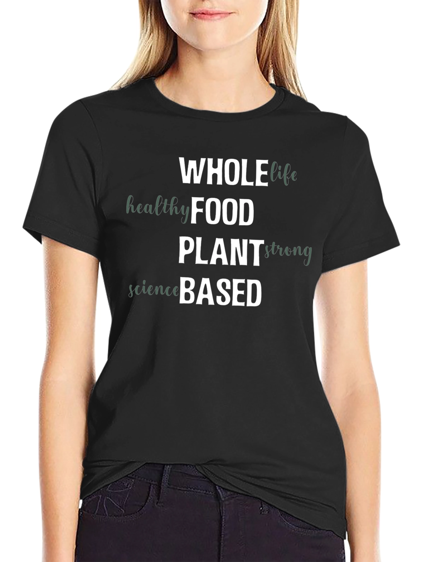 Plant Based Black T-Shirt