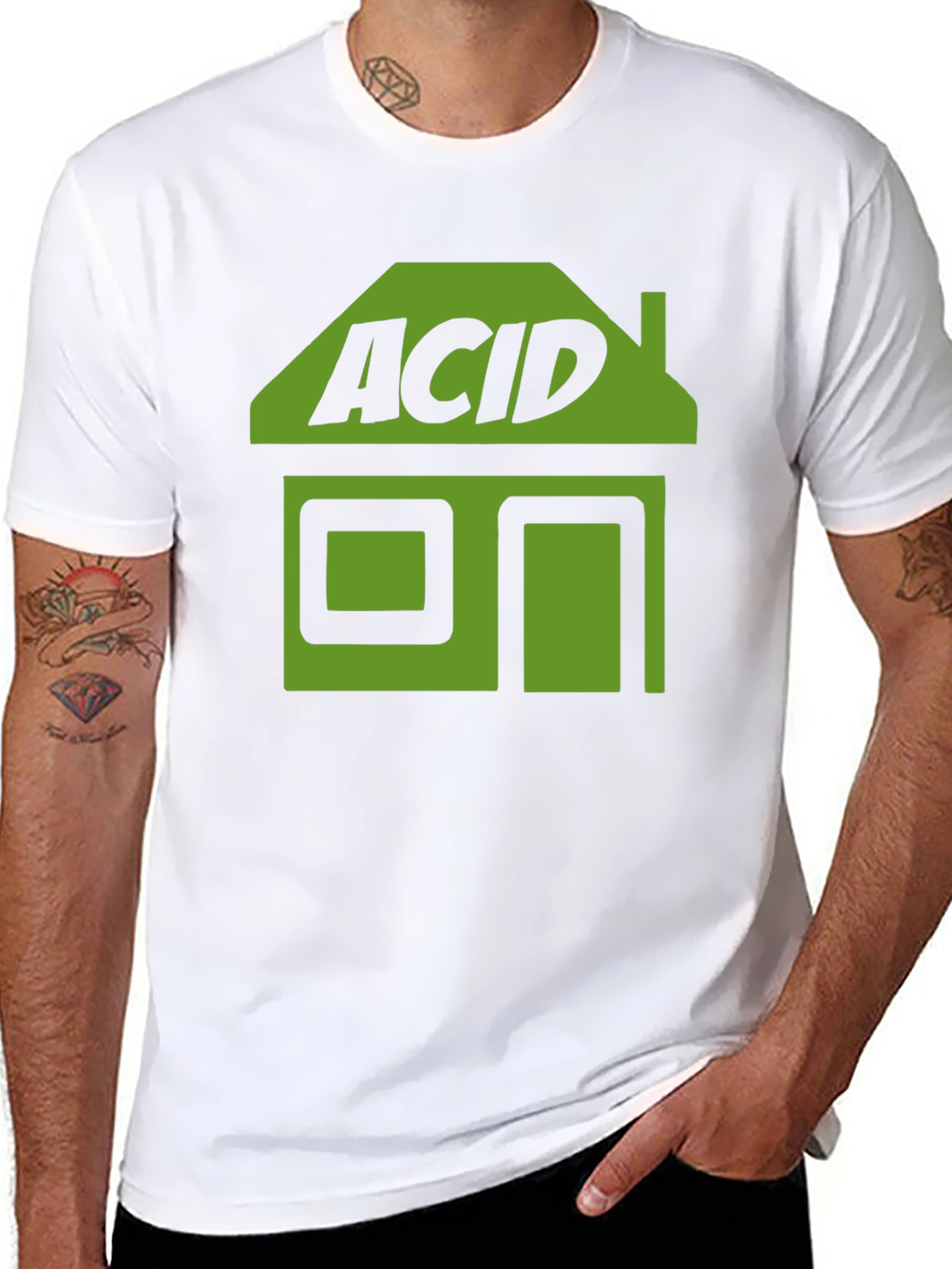 Acid House Music Rave Graphic T-Shirt