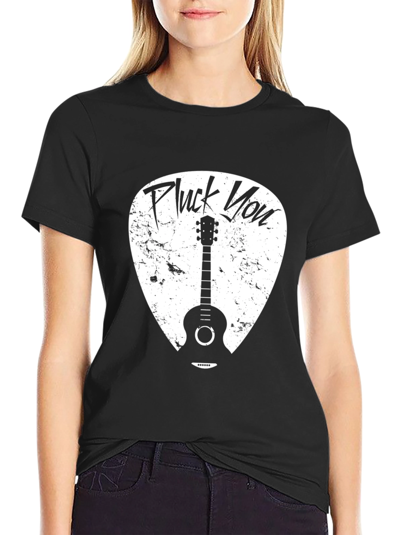 Pluck You Guitar T-Shirt - Music Lover Tee