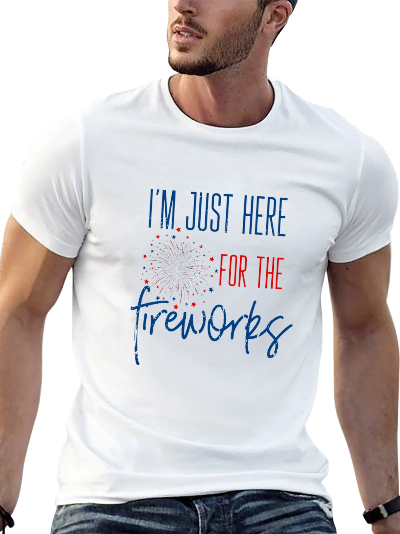 Fireworks Patriotic T-Shirt - Holiday Celebration Tee