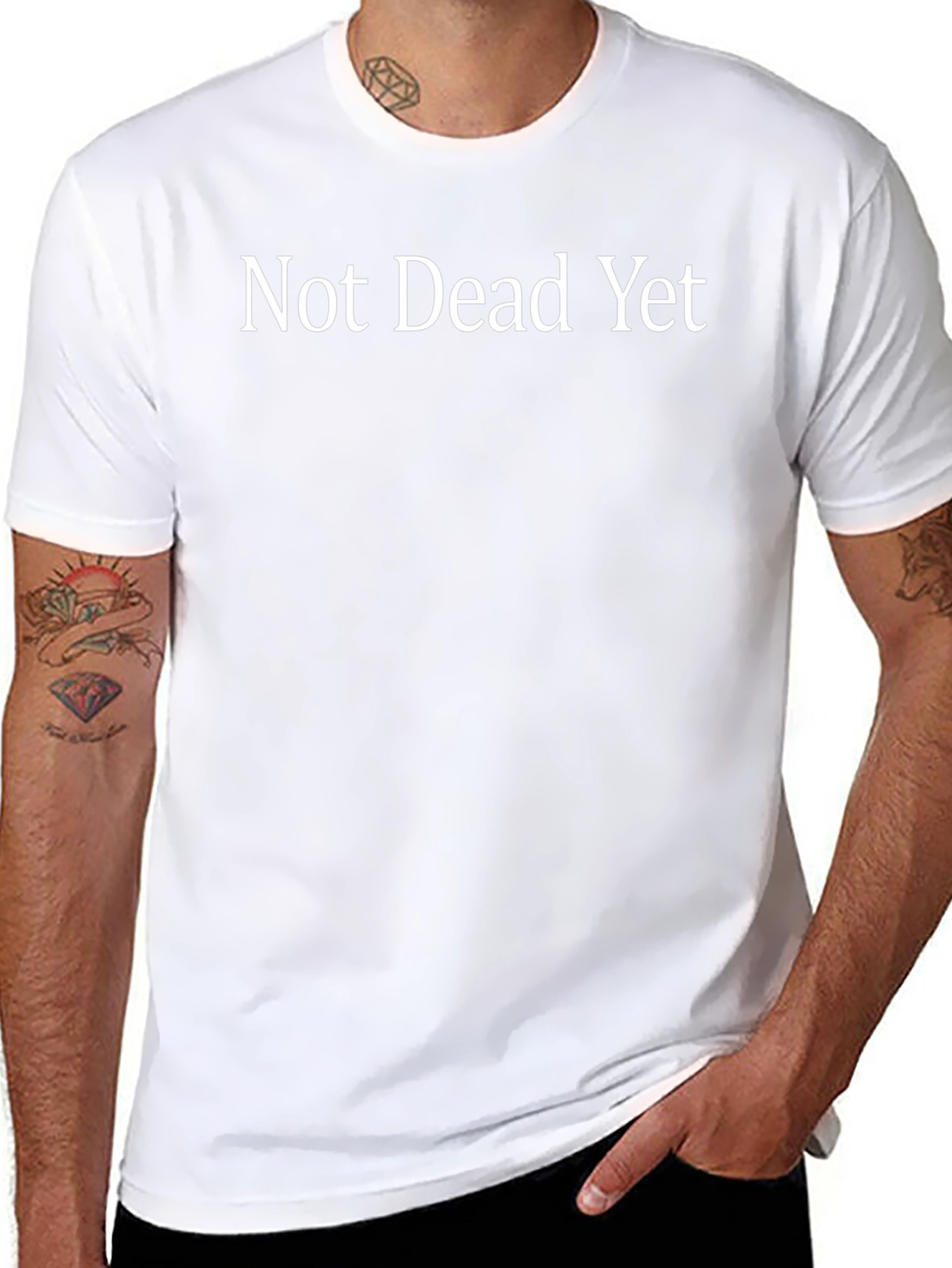 Not Dead Yet Graphic Tee - Black T-Shirt