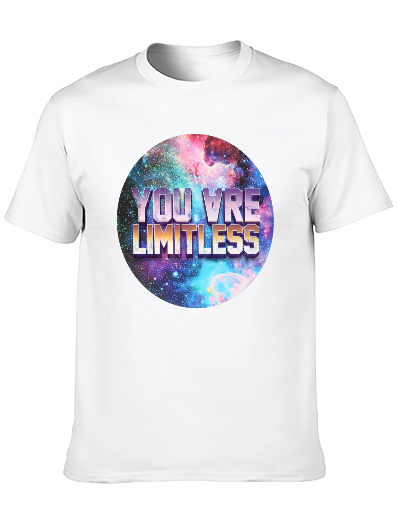 Limitless Galaxy Graphic Tee - Mens Black T-Shirt