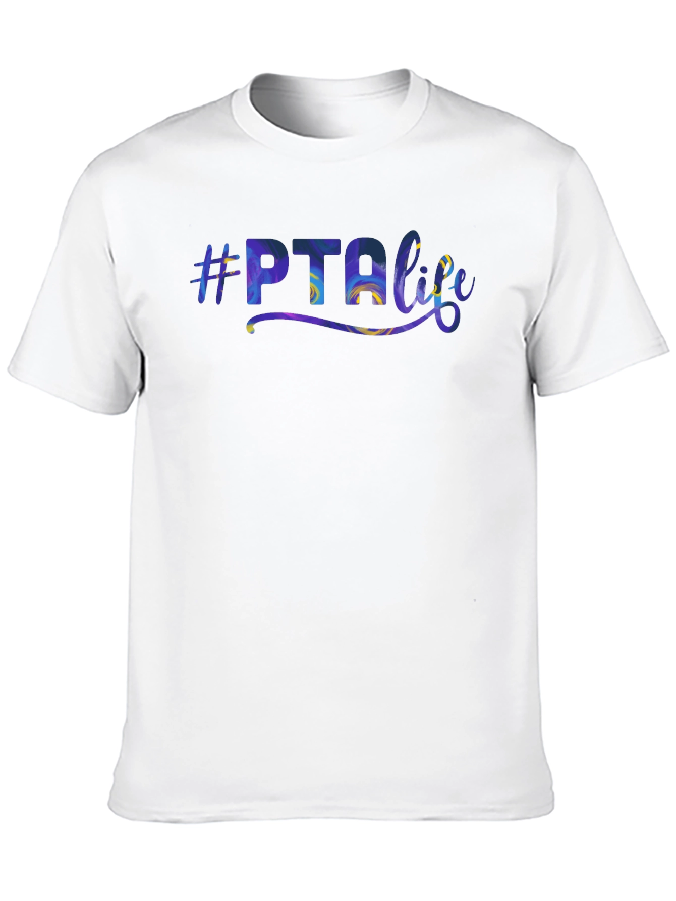 #PTA Life Graphic T-Shirt - Black Casual Tee