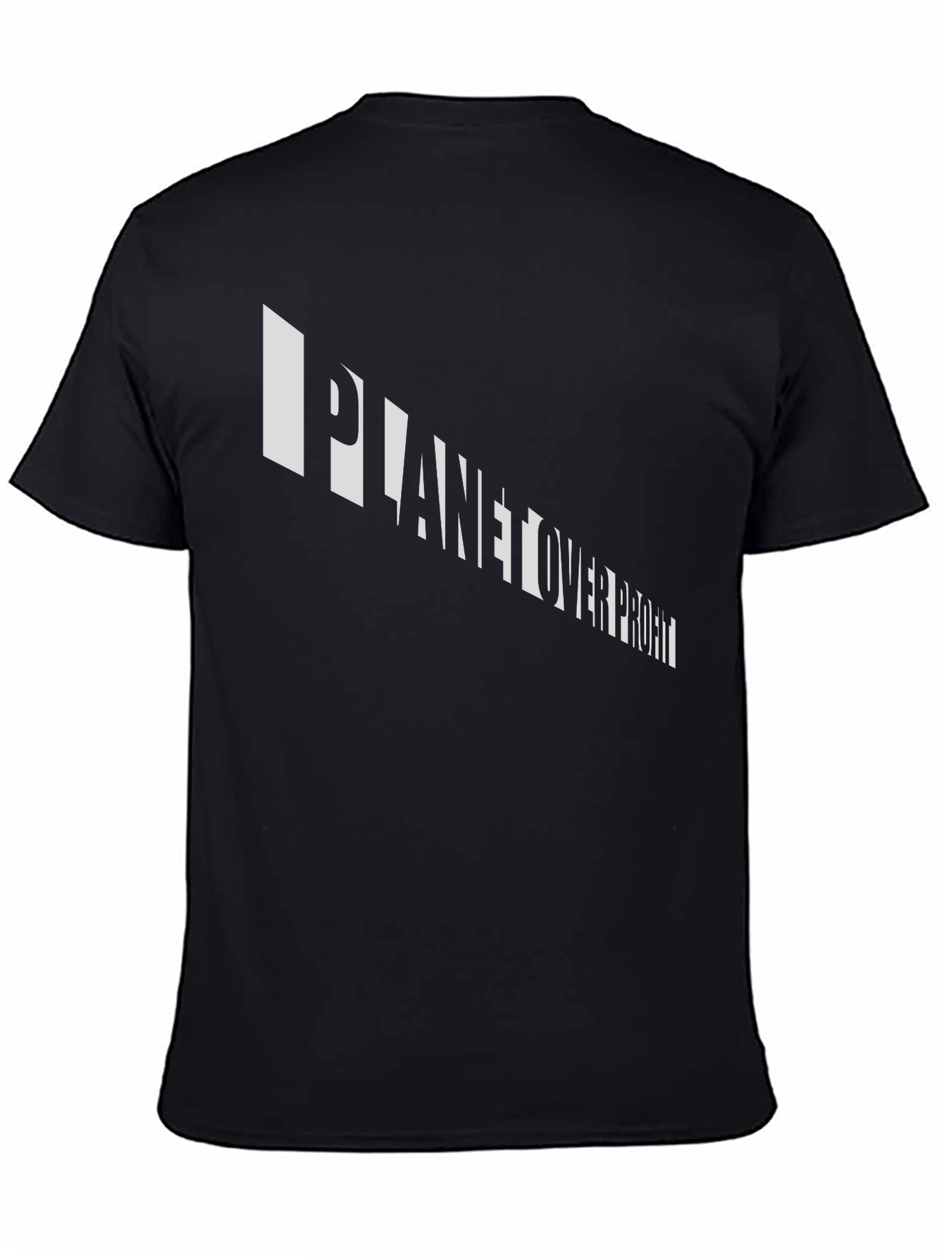 Planet Over Profit Graphic Tee - Black