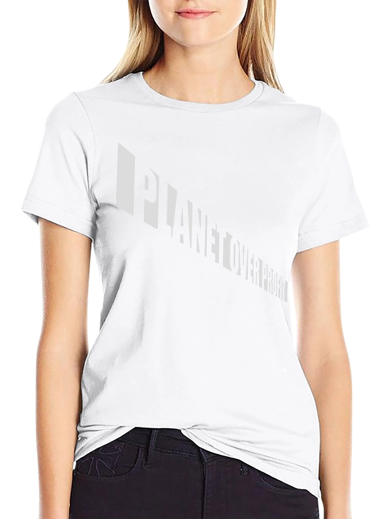 Planet Over Profit Graphic Tee - Black