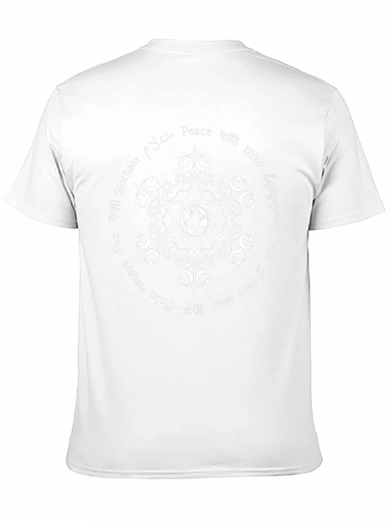 Peace Around The World Graphic T-Shirt