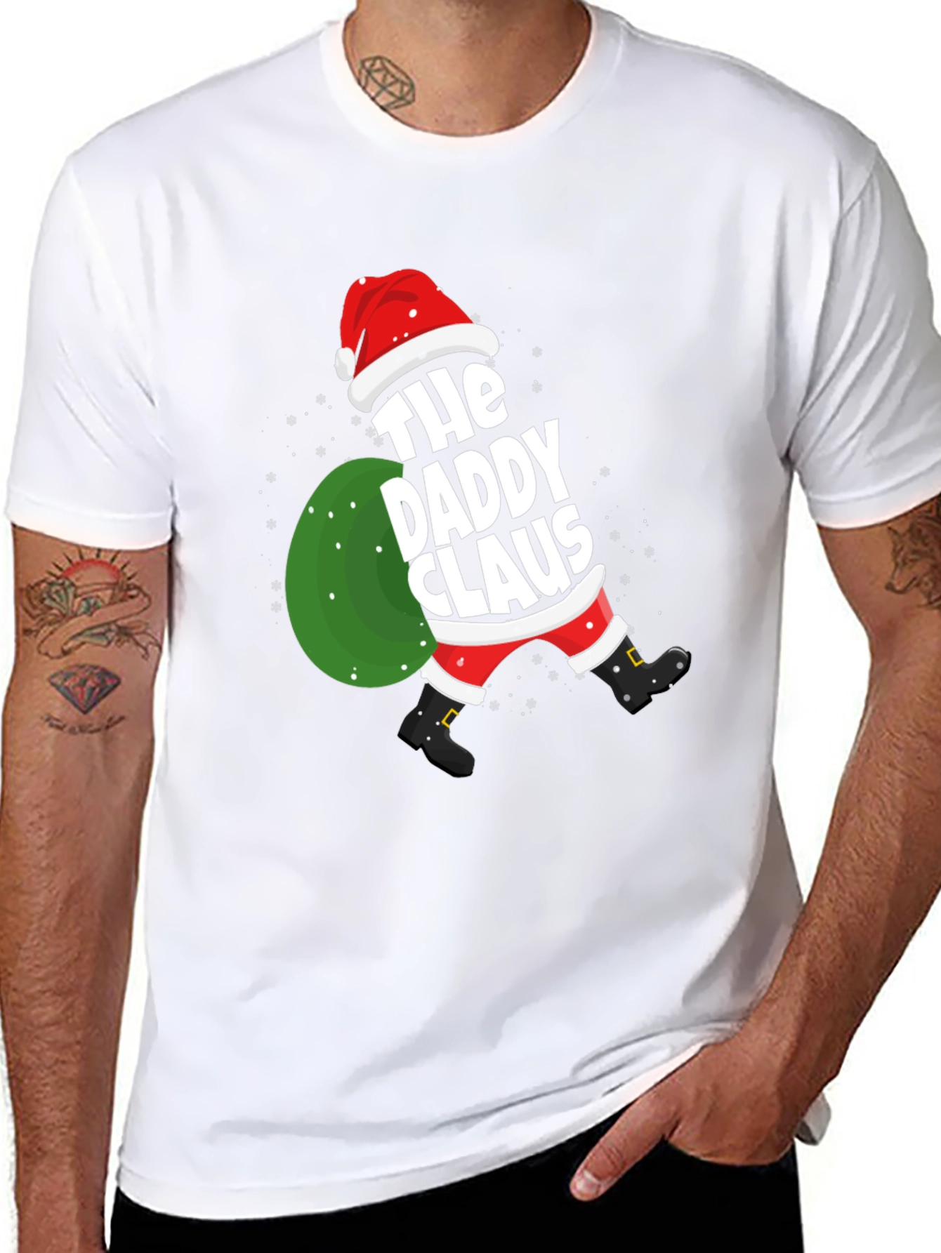 Daddy Claus T-Shirt - Christmas Holiday Fun