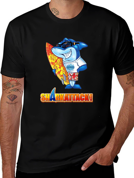 Shark Attack Graphic Tee - Surfs Up!
