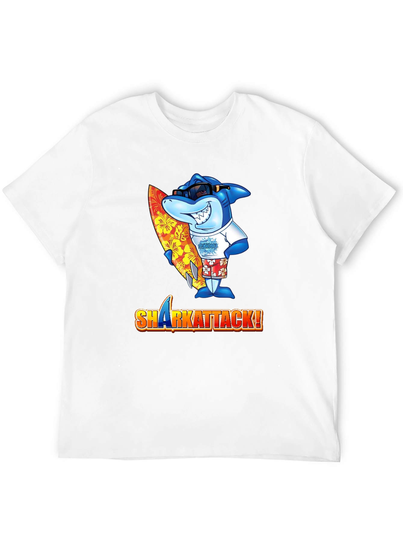 Shark Attack Graphic Tee - Surfs Up!
