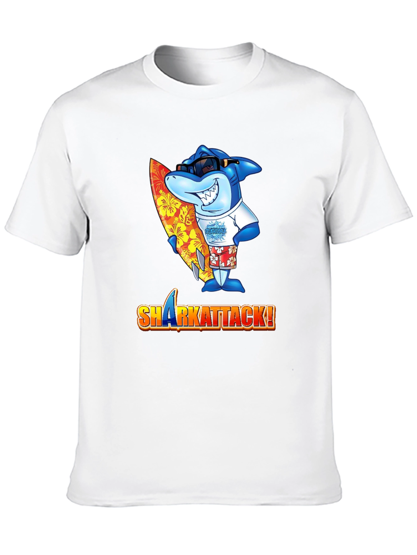 Shark Attack Graphic Tee - Surfs Up!