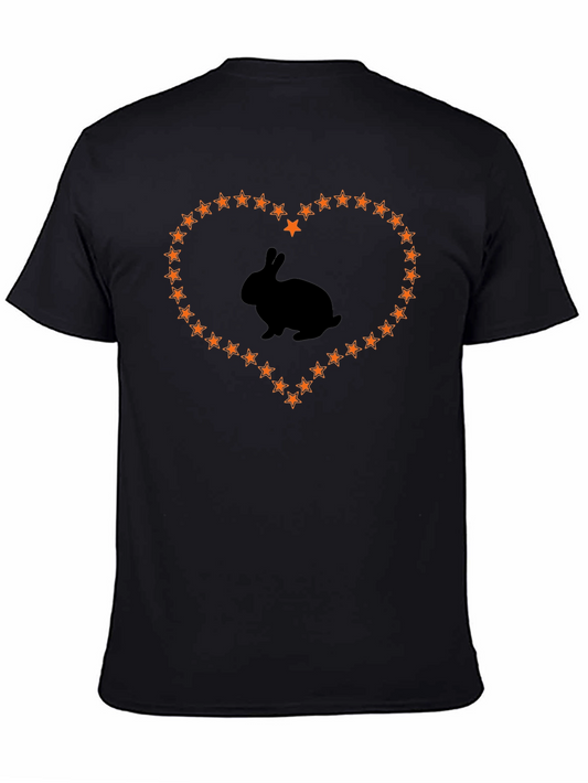 Rabbit Star Heart Graphic T-Shirt