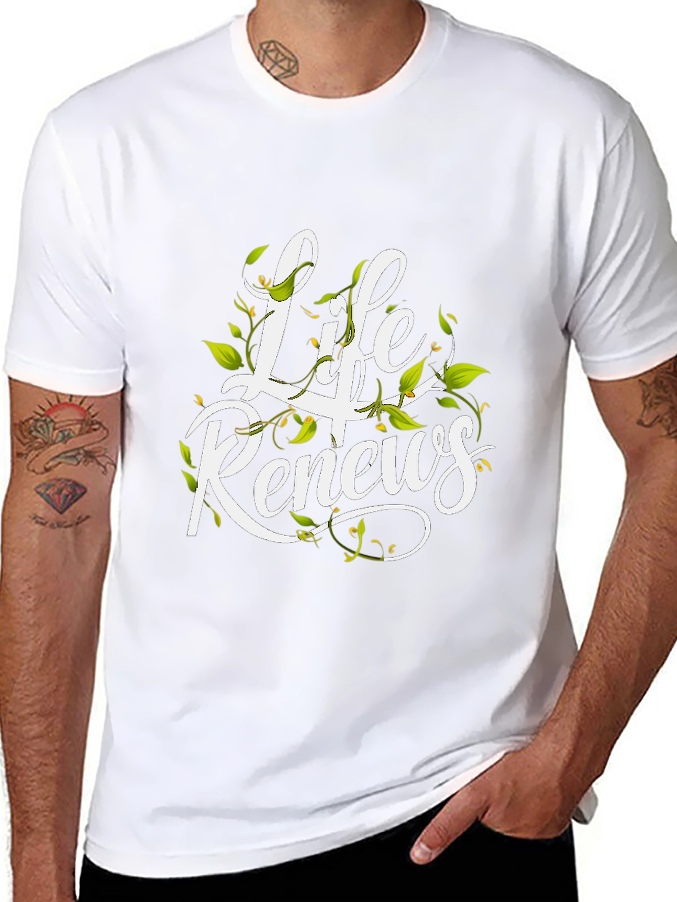 Life Renews Graphic Tee - Stylish Comfort