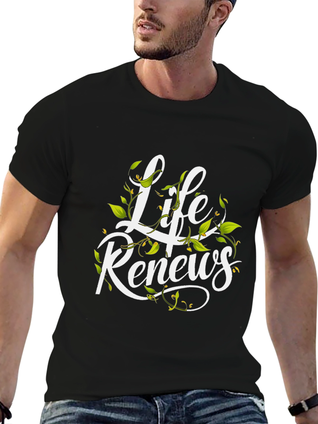 Life Renews Graphic Tee - Stylish Comfort