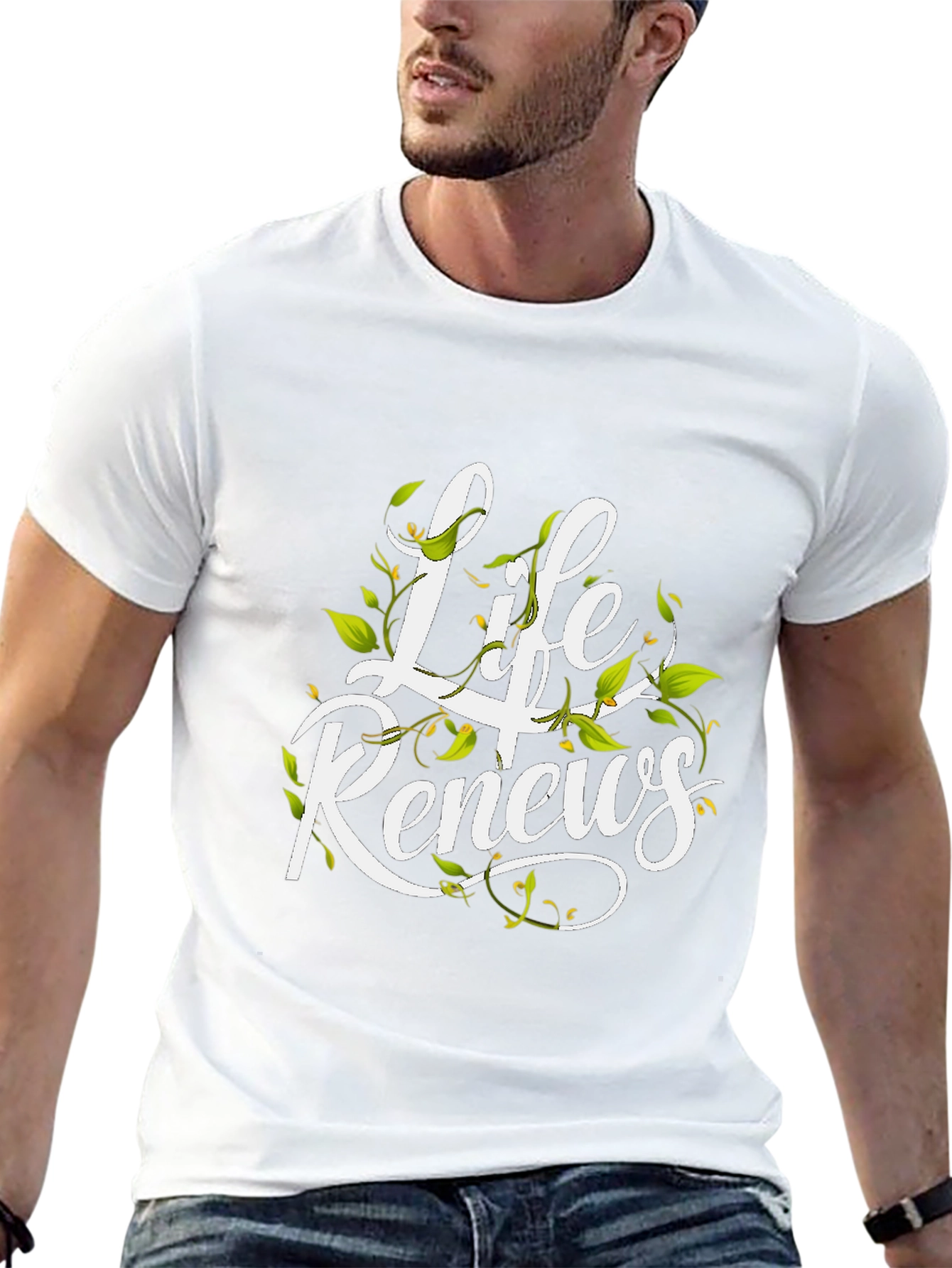 Life Renews Graphic Tee - Stylish Comfort